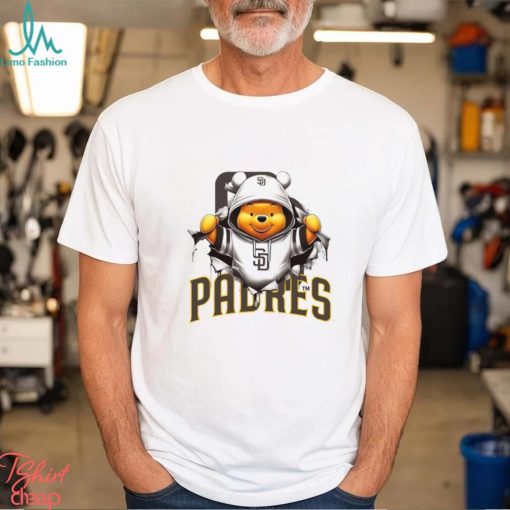 MLB Pooh and Football San Diego Padres shirt