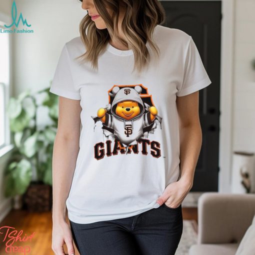 MLB Pooh and Football San Francisco Giants shirt
