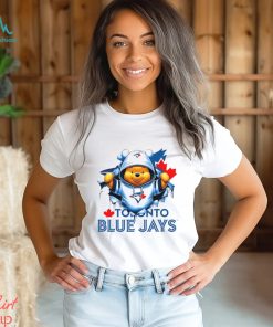 MLB Pooh and Football Toronto Blue Jays shirt
