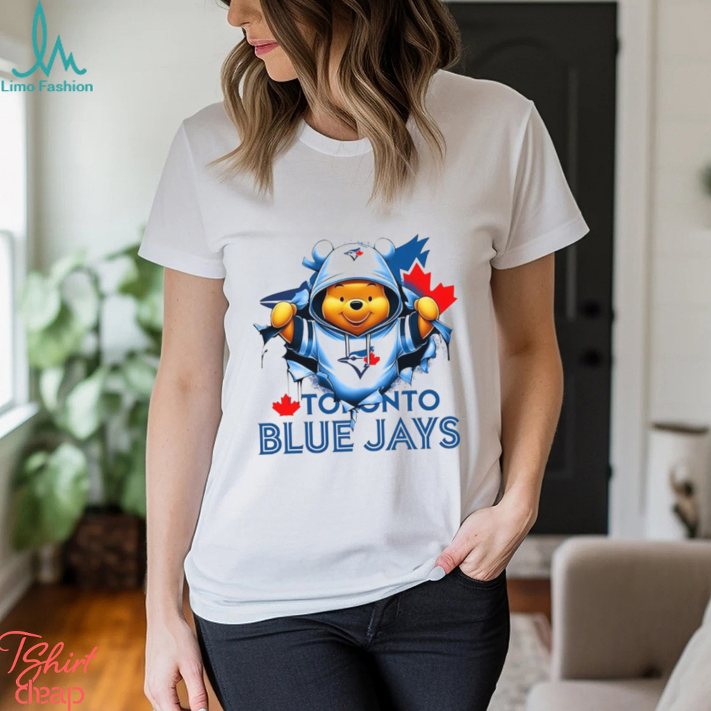 MLB Pooh and Football Toronto Blue Jays shirt MLB Pooh and Football Toronto Blue Jays shirt