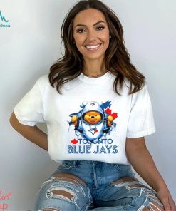 MLB Pooh and Football Toronto Blue Jays shirt