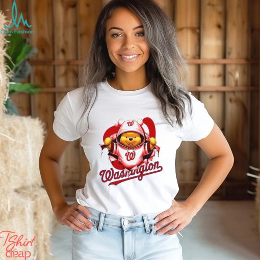 MLB Pooh and Football Washington Nationals shirt