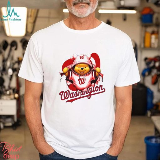 MLB Pooh and Football Washington Nationals shirt