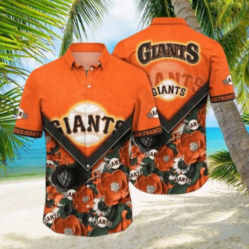 MLB san francisco Giants Hawaiian shirt summer swing for sport fan