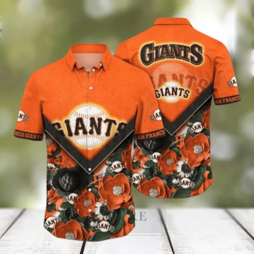 MLB san francisco Giants Hawaiian shirt summer swing for sport fan