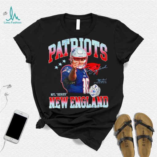 Mac Jones 10 NFL New England Patriots signature graphic shirt