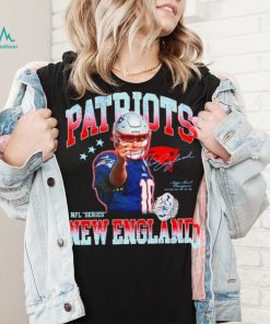 Mac Jones 10 NFL New England Patriots signature graphic shirt