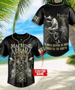 Machine Head – SLAUGHTER THE MARTYR Custom Baseball Jersey