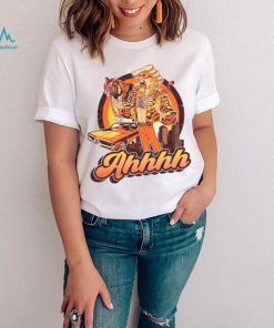 Macho Man tiger and car ahhh skyline vintage shirt