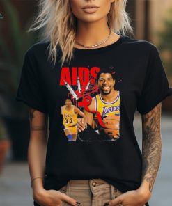 Magic Johnson Aids Los Angeles Lakers Basketball Shirt