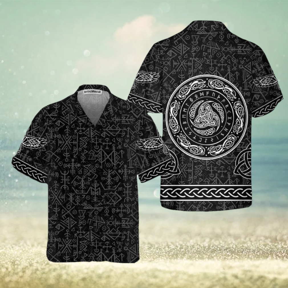Magic Viking Symbol Hawaiian Shirt Magic Viking Symbol Hawaiian Shirt