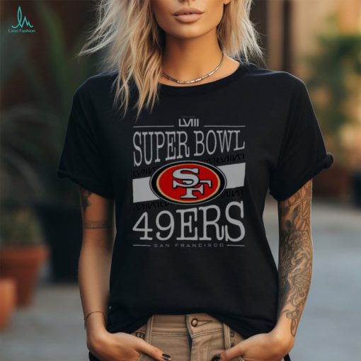 Majestic Threads Scarlet San Francisco 49ers Super Bowl LVIII Tee Shirt