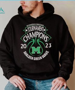 Malden Green Wave Bloomfield Christmas Tournament Champions 2023 Logo shirt