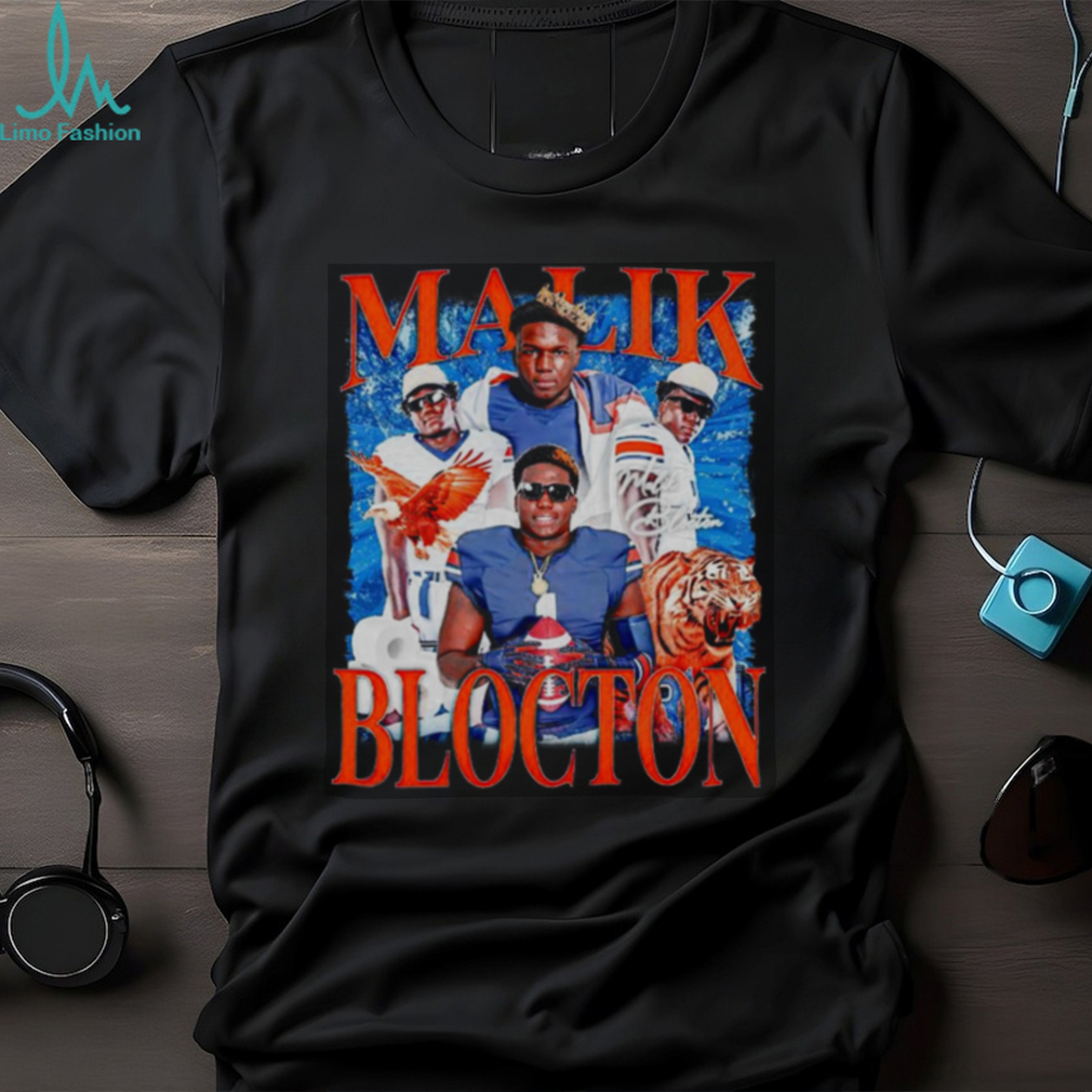 Malik Blocton Auburn Tigers football graphic poster shirt Malik Blocton Auburn Tigers football graphic poster shirt