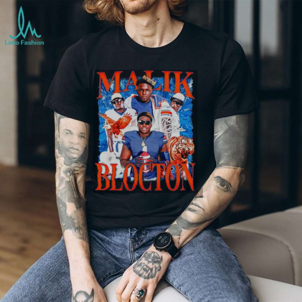 Malik Blocton Auburn Tigers football graphic poster shirt Malik Blocton Auburn Tigers football graphic poster shirt