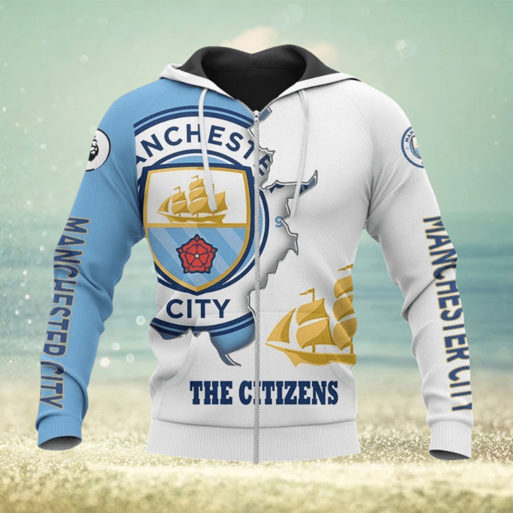 Manchester City The Citizens Zip Up Hoodie Manchester City The Citizens Zip Up Hoodie