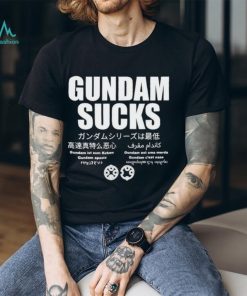Manly Battleships Gundam Sucks 11 Languages Edition Parody T Shirts