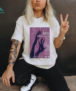 March 2024 Hubris european tour poster t shirt