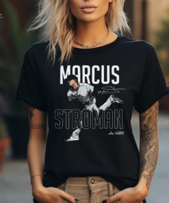 Marcus Stroman Throwing CWS MLBPA signature t shirt