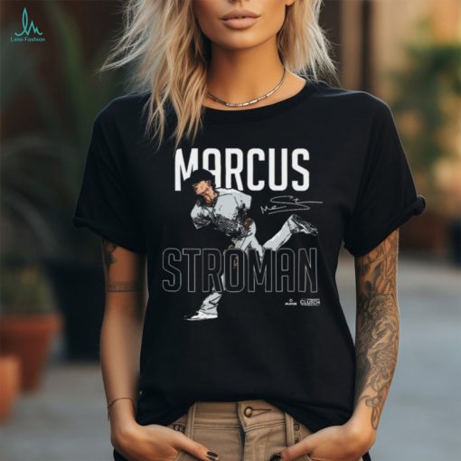Marcus Stroman Throwing CWS MLBPA signature t shirt