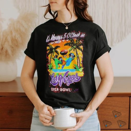Margaritaville Super Bowl LVIII It’s Always 5 O’clock in Vegas Shirt
