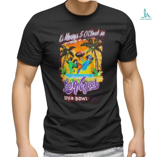 Margaritaville Super Bowl LVIII It’s Always 5 O’clock in Vegas Shirt