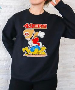 Mario 49ers Stomps On Detroit Lions shirt