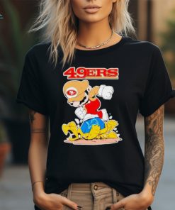 Mario 49ers Stomps On Detroit Lions shirt