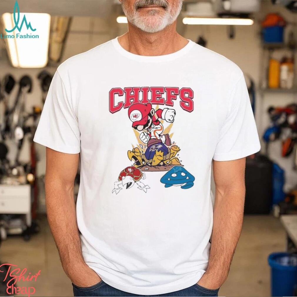 Mario Chiefs Stomps On Ravens Lions 49ers shirt Mario Chiefs Stomps On Ravens Lions 49ers shirt