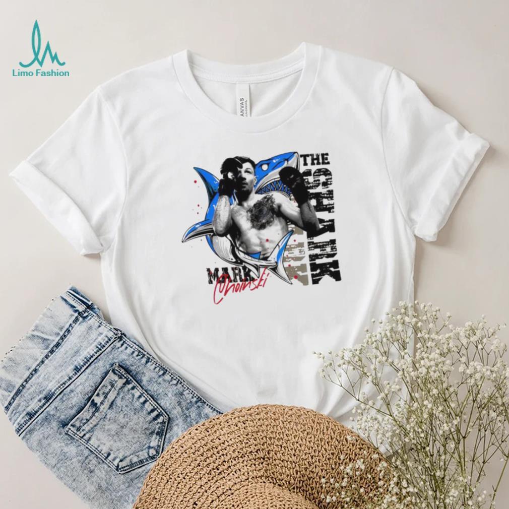Mark Choinski the shark dark logo retro shirt Mark Choinski the shark dark logo retro shirt
