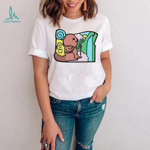 Marmota oregon hiking beaver shirt