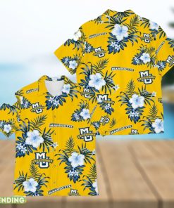 Marquette Golden Eagles Sport Tropical 3D Hawaiian Shirt For Fans Men And Women Gift