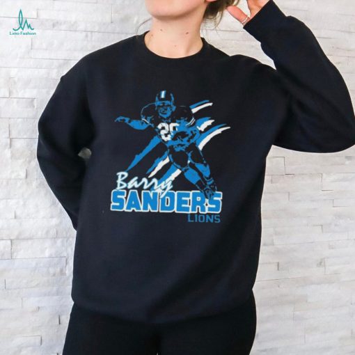 Marshall Mathers Wearing Barry Sanders Lions Shirt