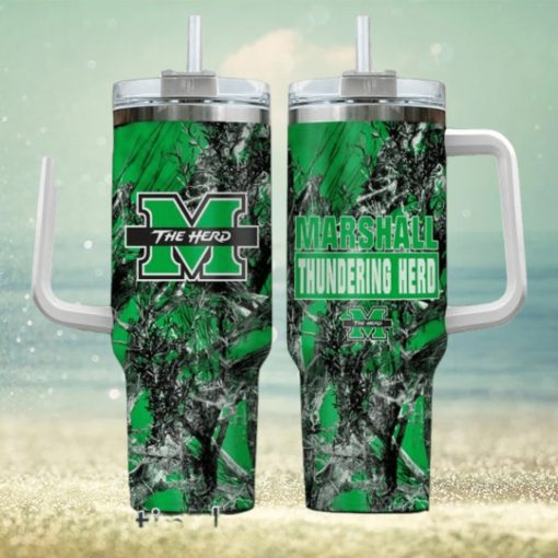 Marshall Thundering Herd Realtree Hunting 40oz Tumbler