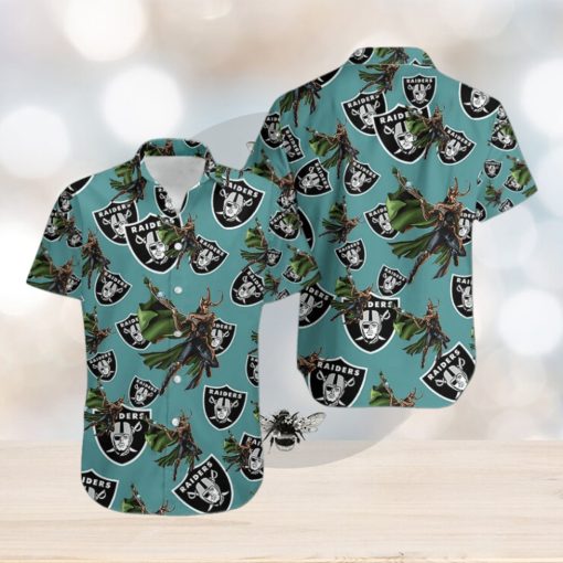 Marvel Avengers Clothes Loki Family Hawaiian Shirts Oakland Raiders