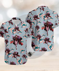 Marvel Avengers Clothing Wanda Maximoff Hawaiian Shirts For Sale Miami Dolphins Nfl