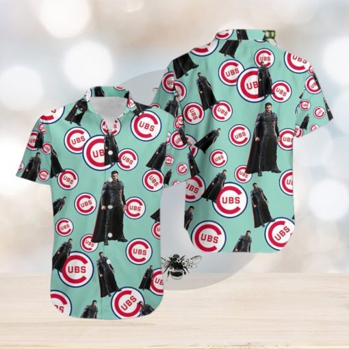 Marvel Avengers Edge Game Hawaiian Shirt With Suit Chicago Cubs