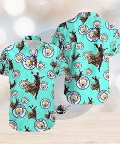 Marvel Avengers Edge Game Vision Cute Hawaiian Shirts Manchester City