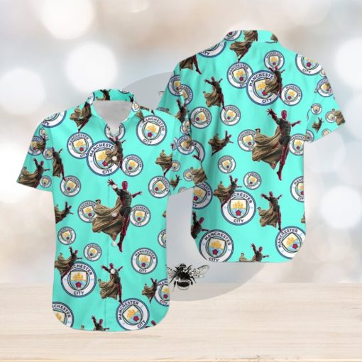 Marvel Avengers Edge Game Vision Cute Hawaiian Shirts Manchester City