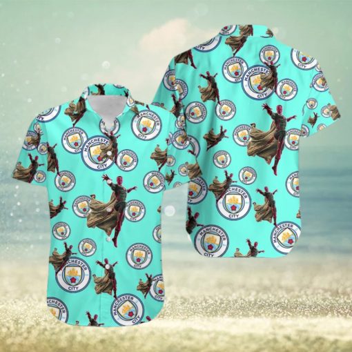 Marvel Avengers Edge Game Vision Cute Hawaiian Shirts Manchester City