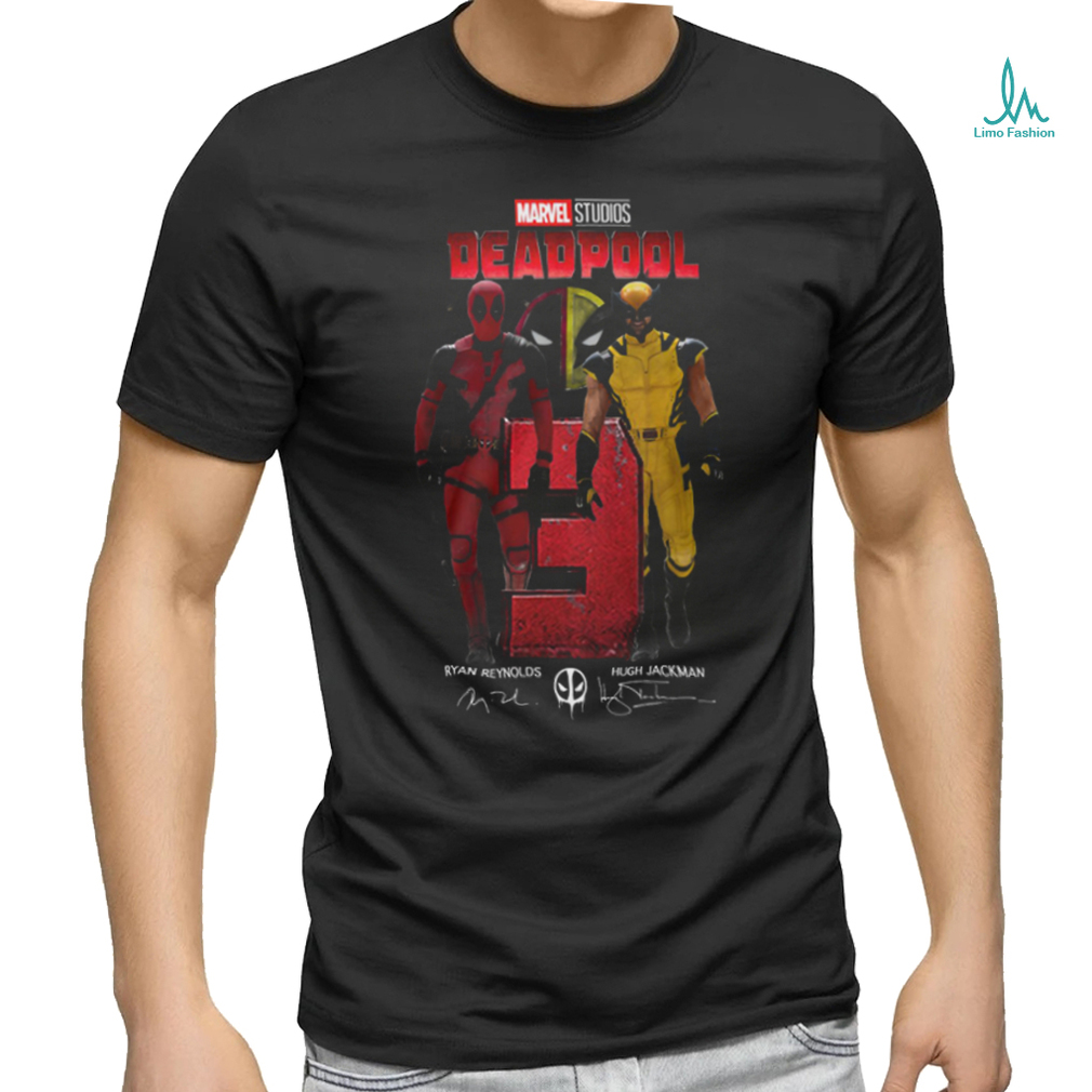 Marvel Studios Deadpool Ryan Reynolds Hugh Jackman Shirt Marvel Studios Deadpool Ryan Reynolds Hugh Jackman Shirt