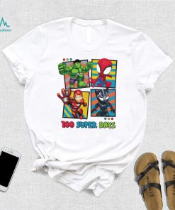 Marvel characters 100 super days shirt
