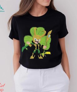 Marvel mad engine youth loki gold coins st. paddy’s day graphic 2024 shirt
