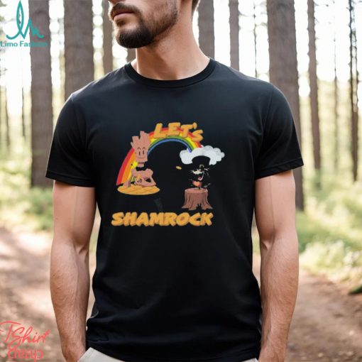 Marvel mad engine youth rocket & groot st. paddy’s day graphic 2024 shirt