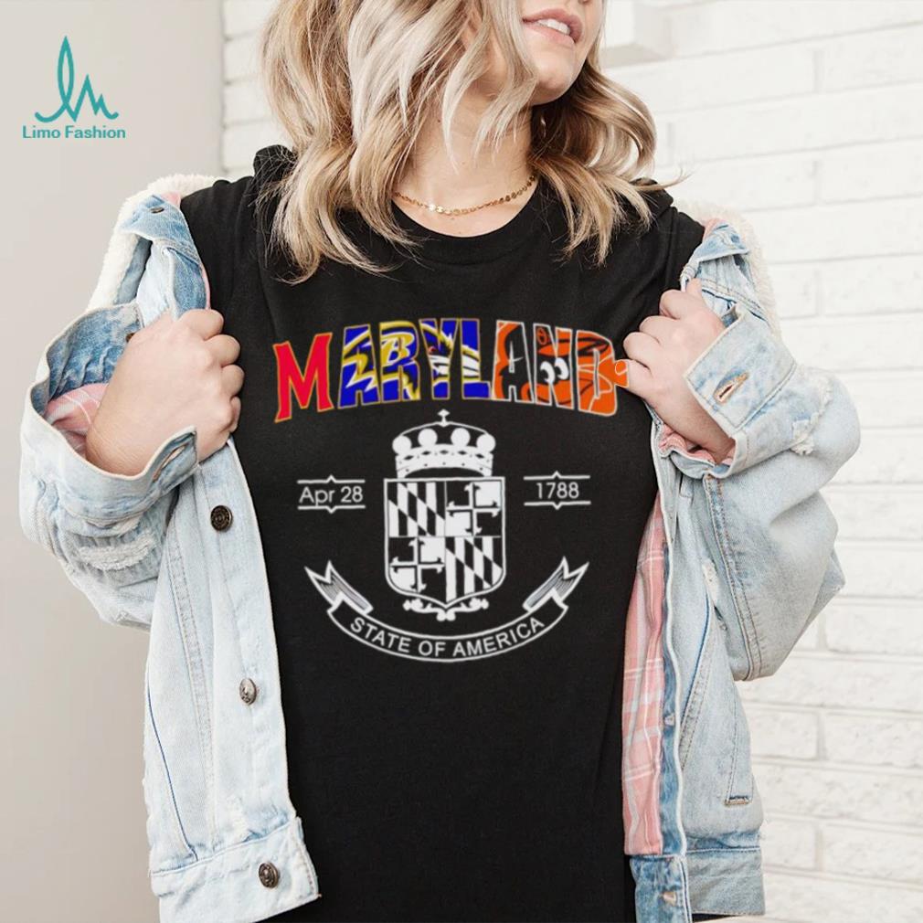 Maryland State of America Terrapins Baltimore Ravens Baltimore Orioles shirt Maryland State of America Terrapins Baltimore Ravens Baltimore Orioles shirt