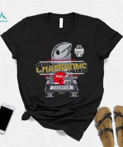 Maryland Terrapins 2023 TransPerfect Music City Bowl Champions trophy shirt