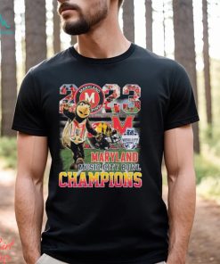 Maryland Terrapins Mascot 2023 Transperfect Music City Bowl Champions shirt