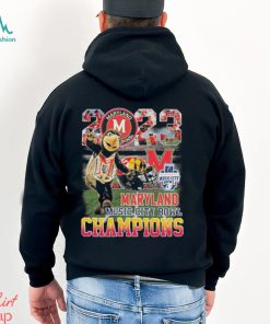 Maryland Terrapins Mascot 2023 Transperfect Music City Bowl Champions shirt