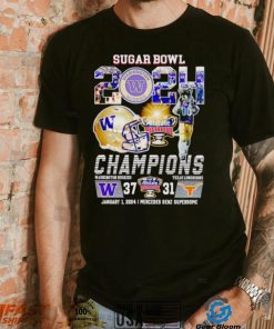 Mascot Sugar Bowl 2024 Champions Washington Huskies 37 31 Texas Longhorns shirt