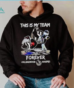Mascot this is my team forever Collingwood Magpies shirt